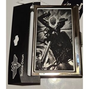 Buckle-Down Marvel Ghost Rider Card Holder Business ID‎ Case Superhero